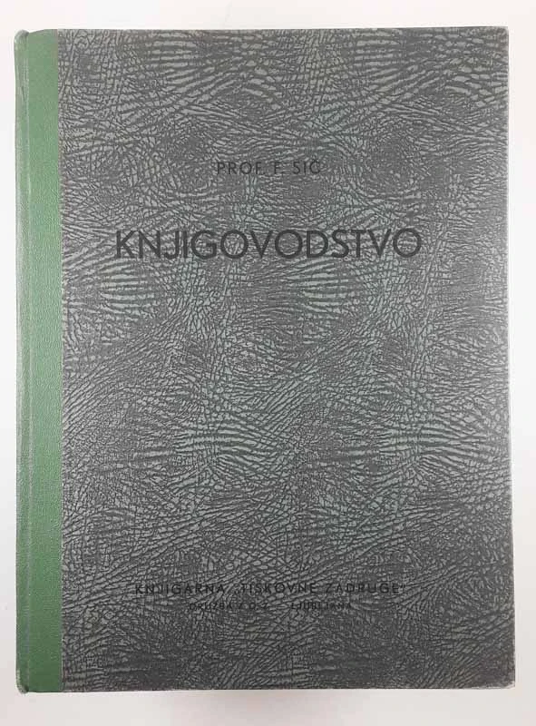 KNJIGOVODSTVO, prof. F. Sič