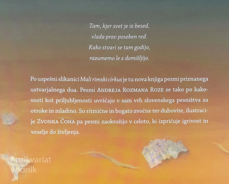 PESMI IZ RIMOGOJNICE, Andrej Rozman Roza