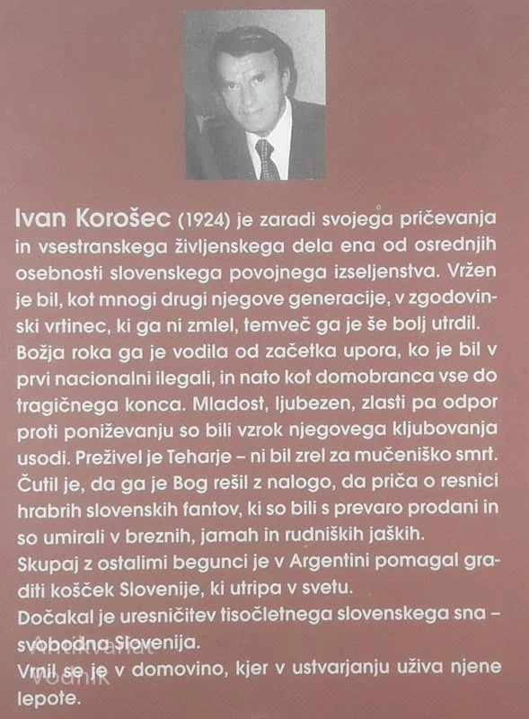 MOJA DOLINA, Ivan Korošec