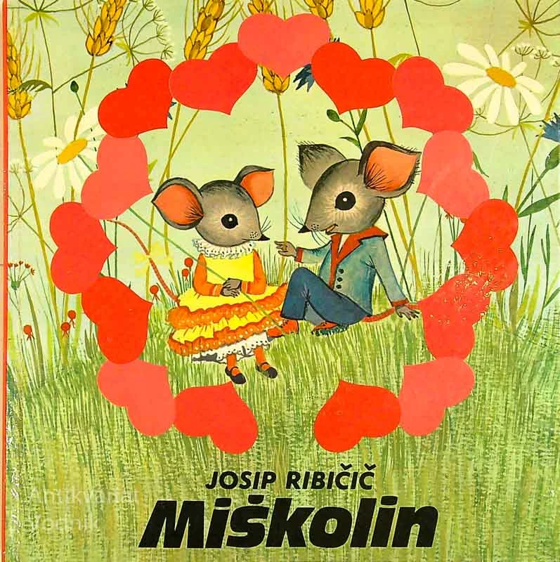 MIŠKOLIN (+ priložena plošča), Josip Ribičič (ilustrirala Jelka Reichman)