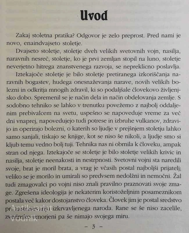 STOLETNA PRATIKA ENAINDVAJSETEGA STOLETJA: 2001 – 2100, Martin Deželak