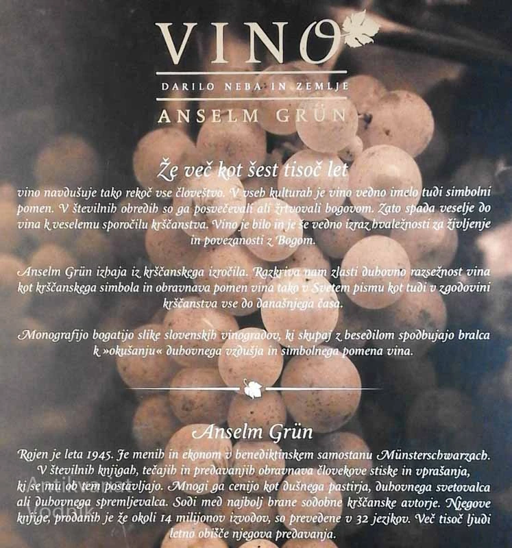 VINO DARILO NEBA IN ZEMLJE, Anselm Grun
