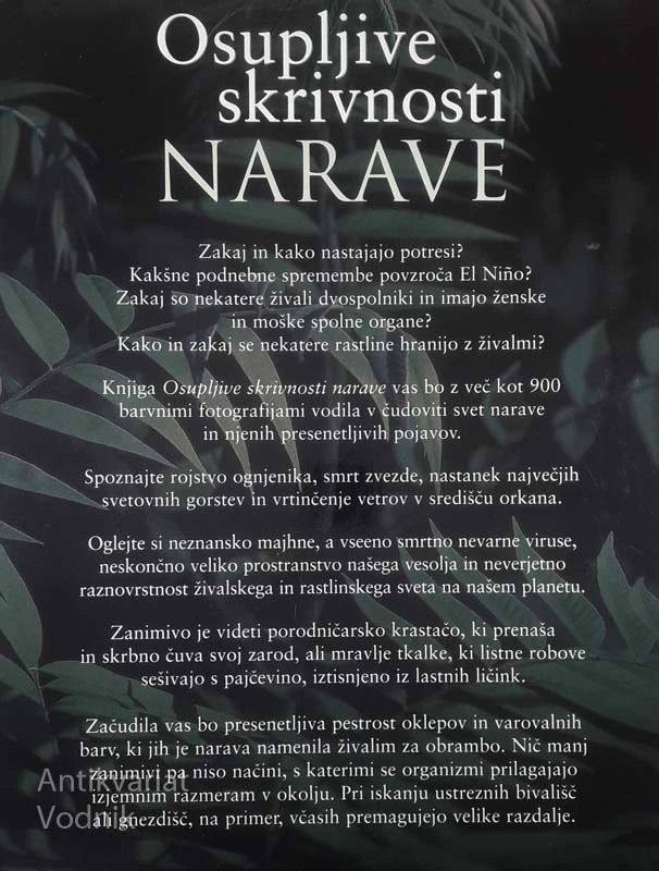 OSUPLJIVE SKRIVNOSTI NARAVE, več avtorjev
