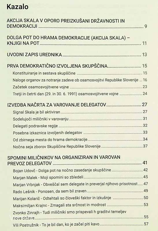 DOLGA POT DO HRAMA DEMOKRACIJE (AKCIJA SKALA)