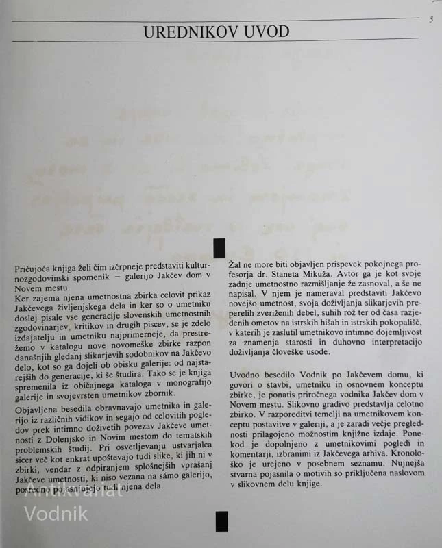 BOŽIDAR JAKAC, urednik Dr. Milček Komelj