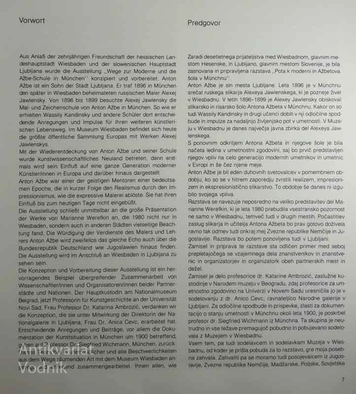 WEGE ZUR MODERNE UND DIE AŽBE-SCHULE IN MUENCHEN / POTA K MODERNI IN AŽBETOVA ŠOLA V MUENCHNU