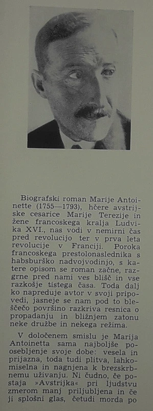 MARIJA ANTOINETTA, Stefan Zweig