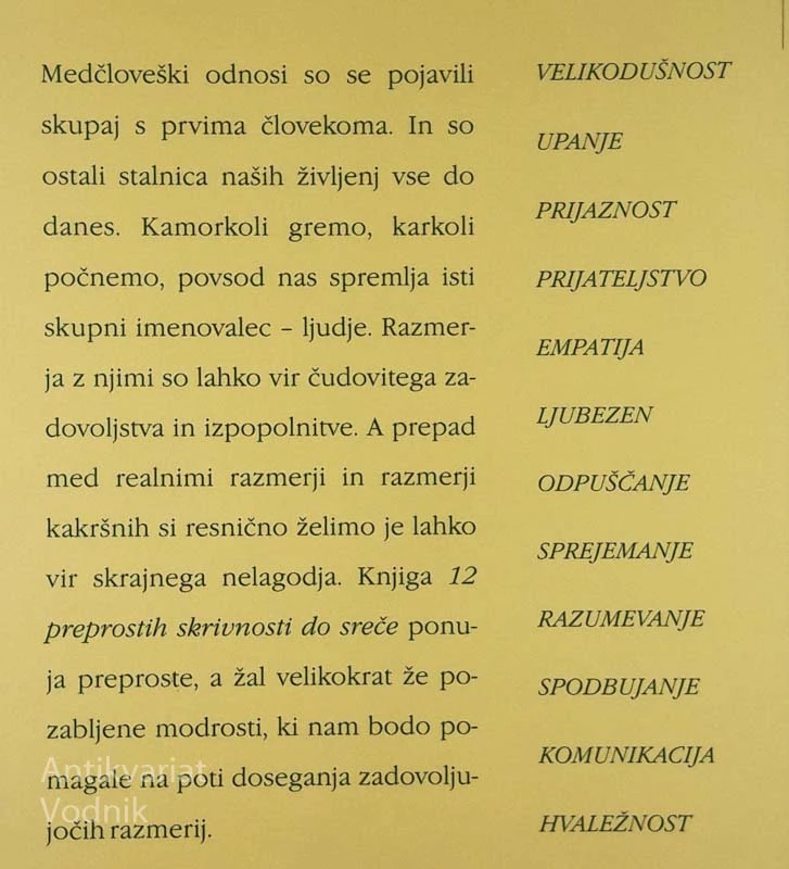 12 PREPROSTIH SKRIVNOSTI DO SREČE, Glenn van Ekeren