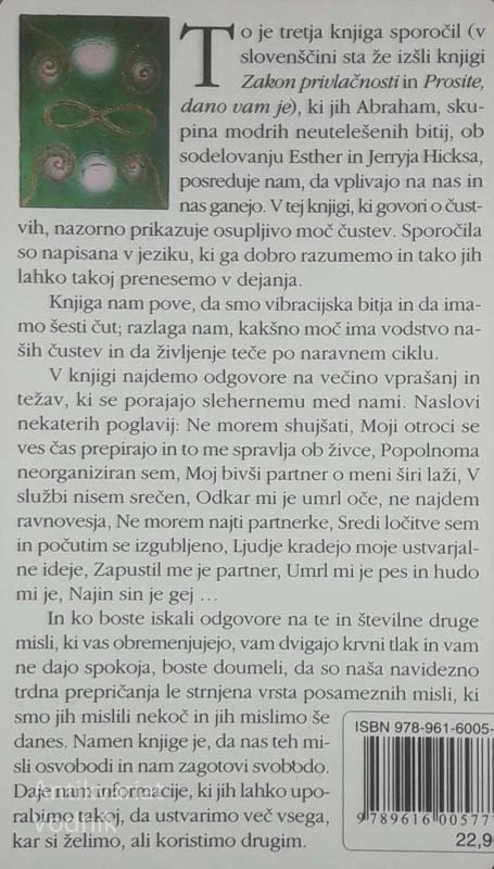 OSUPLJIVA MOČ ČUSTEV, Esther in Jerry Hicks