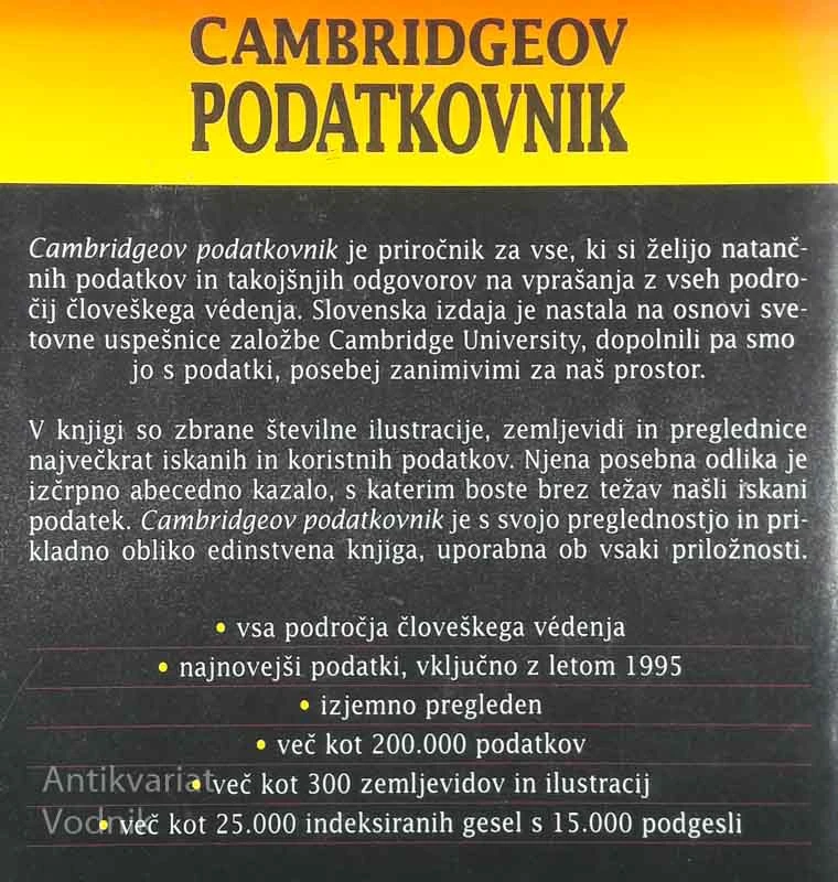 CAMBRIDGEOV PODATKOVNIK