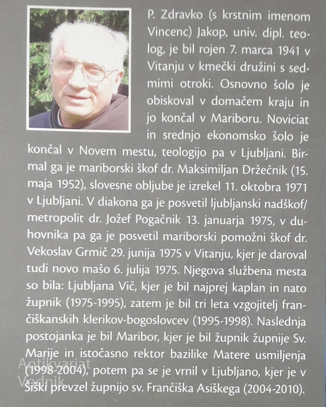 SPET ISKANJA IN RAZMIŠLJANJA, p. Zdravko Jakop OFM