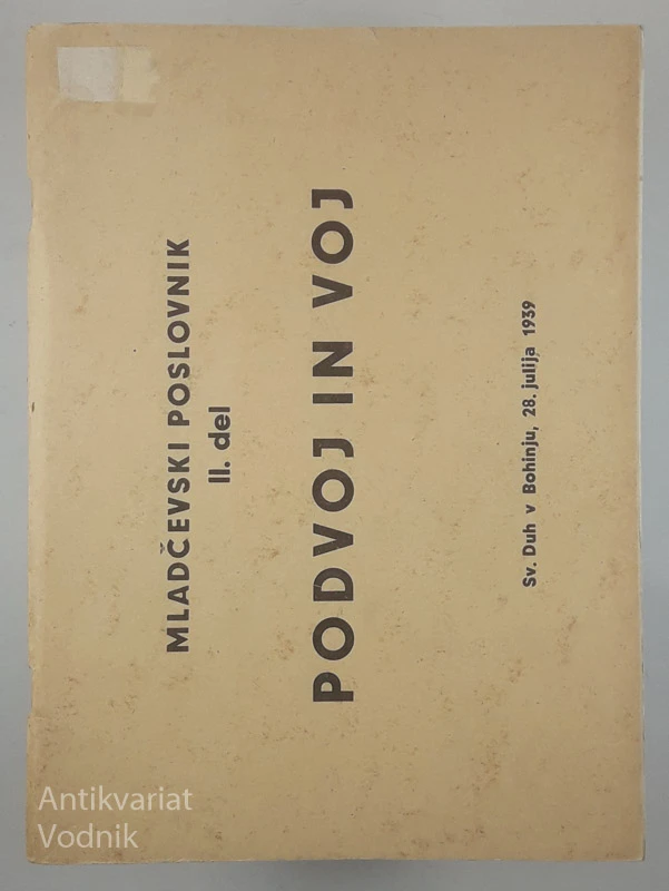 MLADČEVSKI POSLOVNIK II. DEL; PODVOJ IN VOJ
