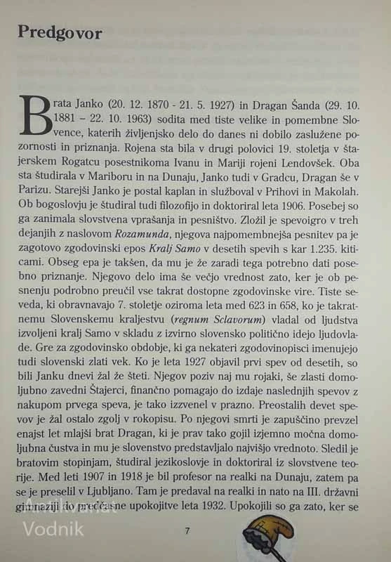 KRALJ SAMO, Janko Šanda