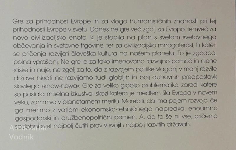 Hans-Georg Gadamer, DEDIŠČINA EVROPE