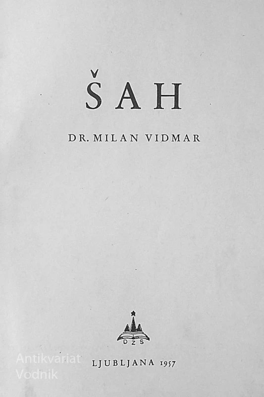 ŠAH, Dr. Milan Vidmar