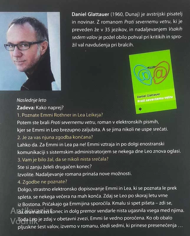 VSAKIH SEDEM VALOV, Daniel Glattauer