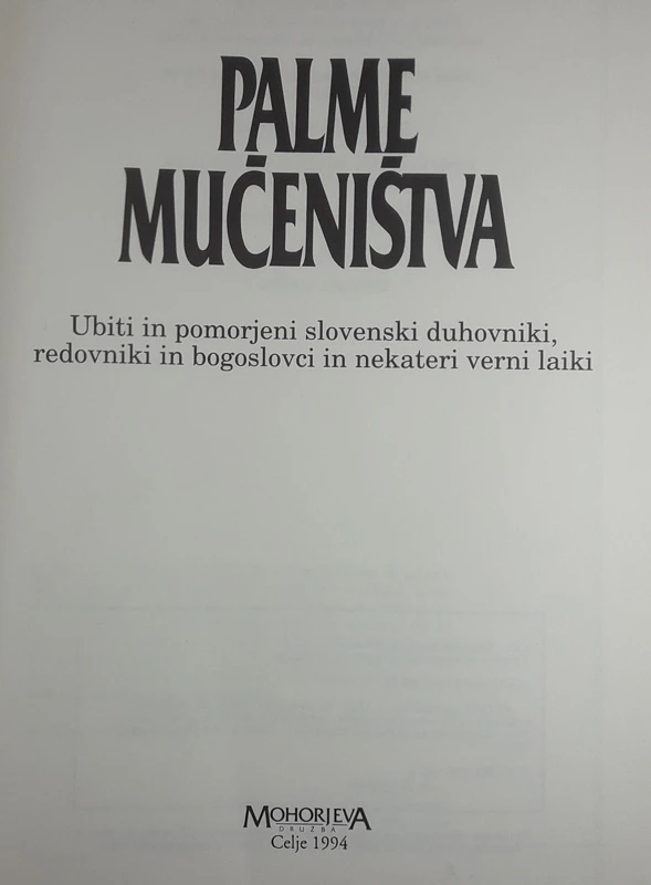 PALME MUČENIŠTVA