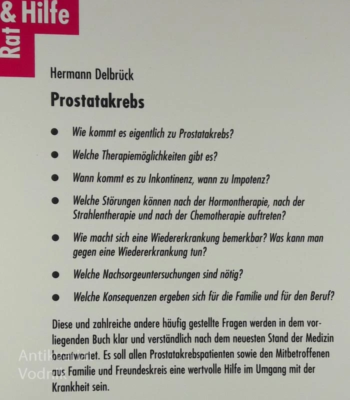 PROSTATAKREBS, Hermann Delbrueck