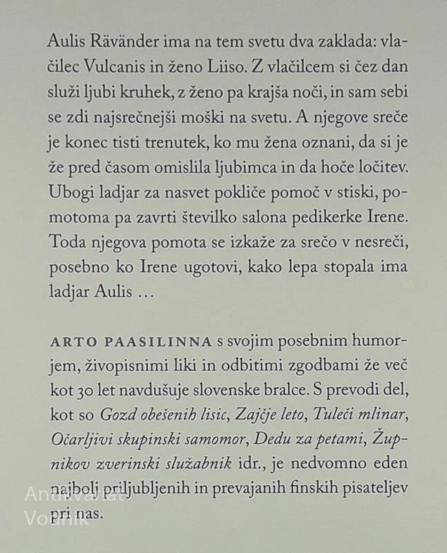 LADJAR Z LEPIMI STOPALI, Arto Paasilinna