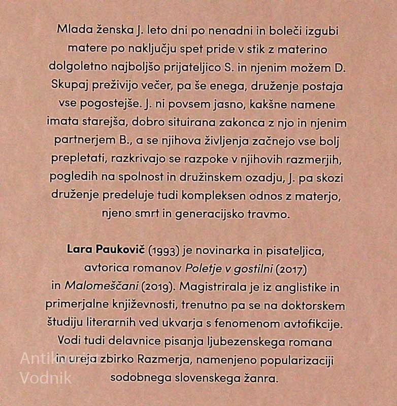 MIZA ZA ŠTIRI, Lara Paukovič