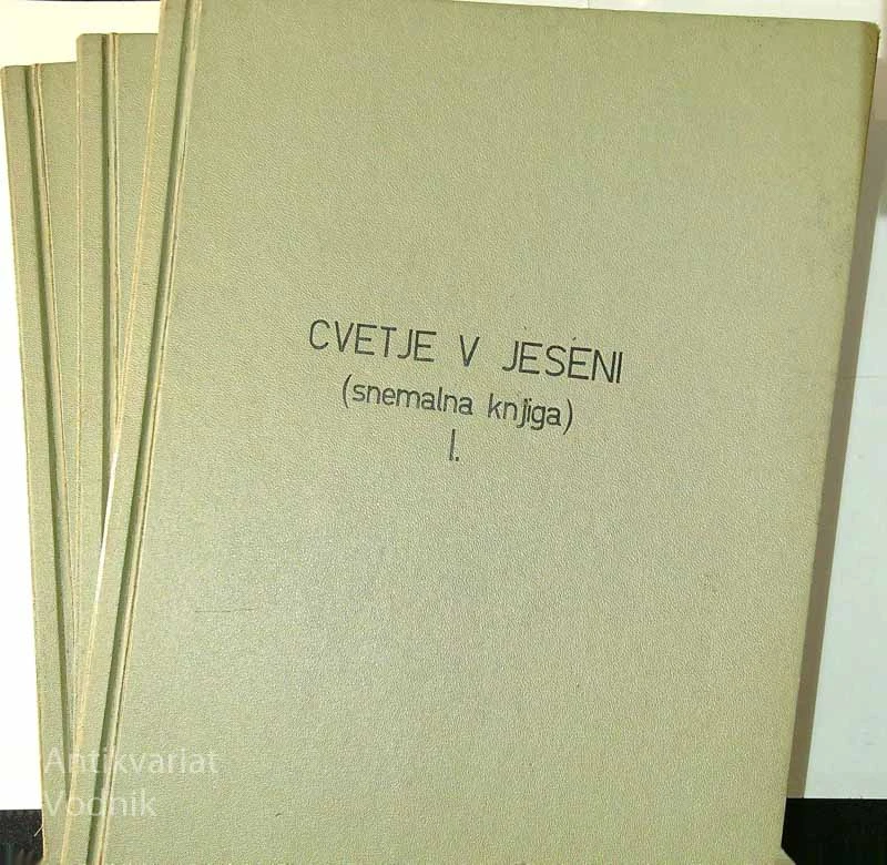 CVETJE V JESENI (SNEMALNA KNJIGA) 1 – 3