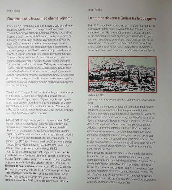 SLOVENSKI TISK V GORICI; LA STAMPA SLOVENIA A GORIZIA; 1918-1940