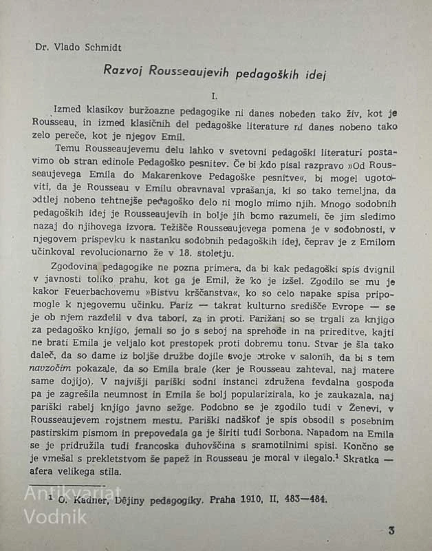 EMIL, J.J. ROUSSEAU