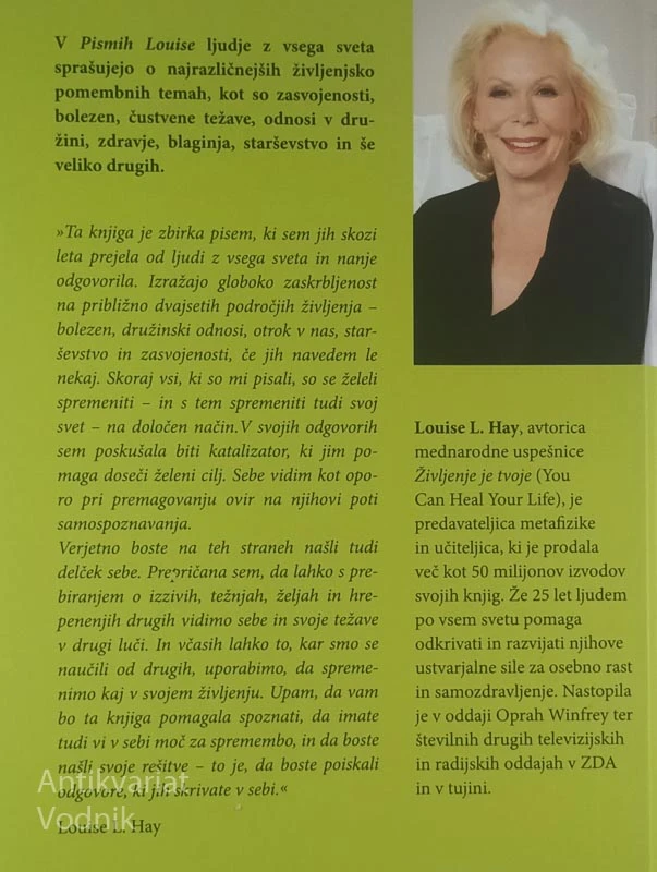 PISMA LOUISE; POIŠČITE ODGOVORE V SEBI, Louise L. Hay