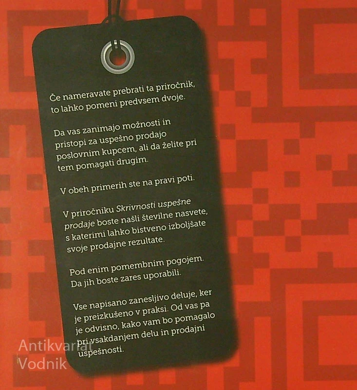 SKRIVNOST USPEŠNE PRODAJE, Jure Habbe