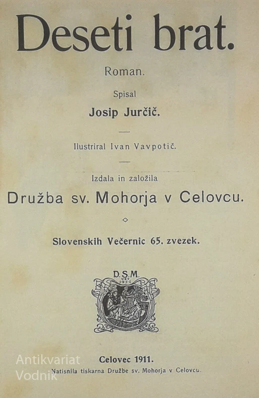 DESETI BRAT, Josip Jurčič