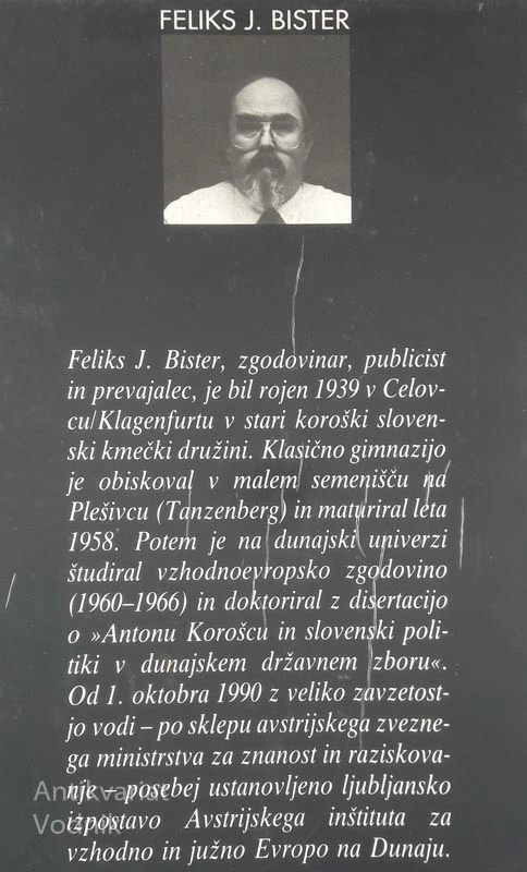 ANTON KOROŠEC, Feliks J. Bister