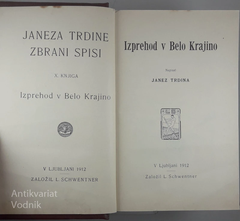 JANEZ TRDINA: IZBRANI ZAPISI, X. KNJIGA