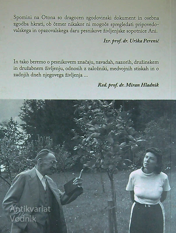 SPOMINI NA OTONA, Ani Župančič