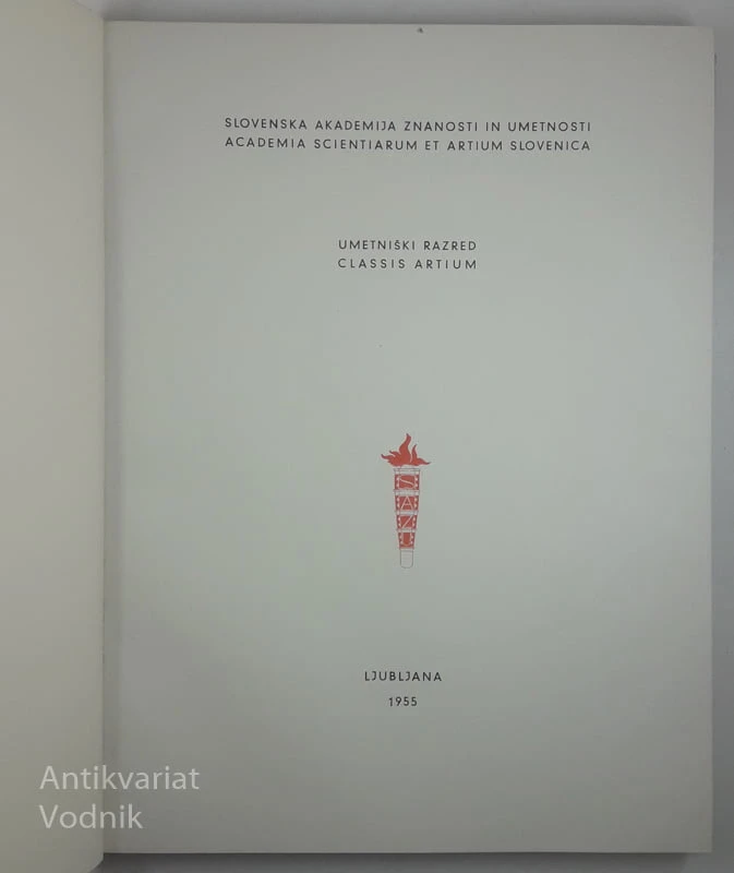 NAPORI; ESEJ O ARHITEKTURI, France Stele in JOSIP PLEČNIK – DELA
