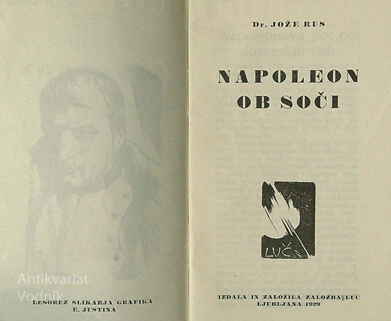NAPOLEON OB SOČI, Dr. Jože Rus