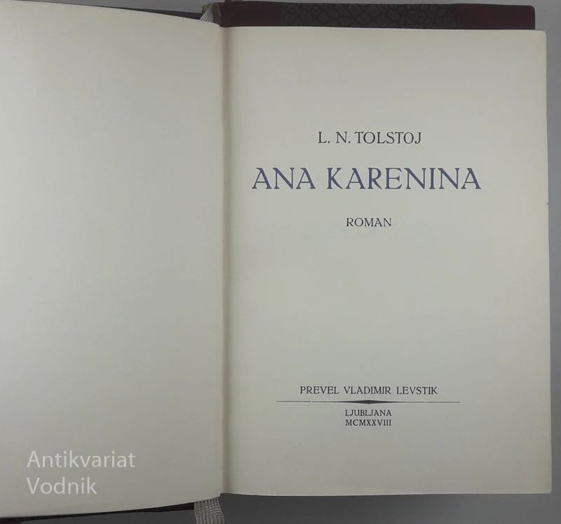ANA KARENINA, L. N. Tolstoj, 2. dela