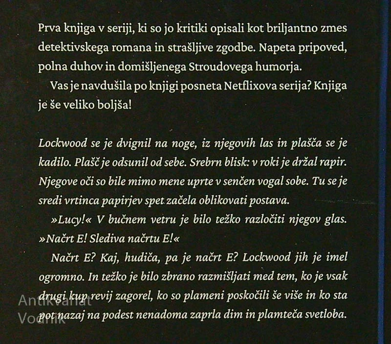 LOCKWOOD & CO.; KRIČEČE STOPNIŠČE, Jonathan Stroud