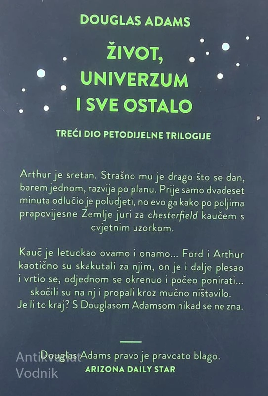 ŽIVOT, UNIVERZUM I SVE OSTALO, Douglas Adams