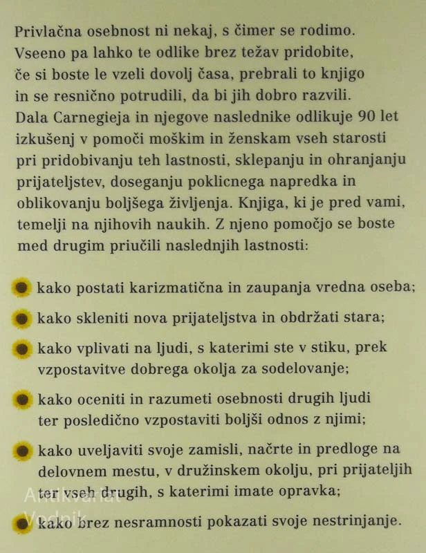 ZGRADITE BOLJŠE ODNOSE! Dale Carnegie