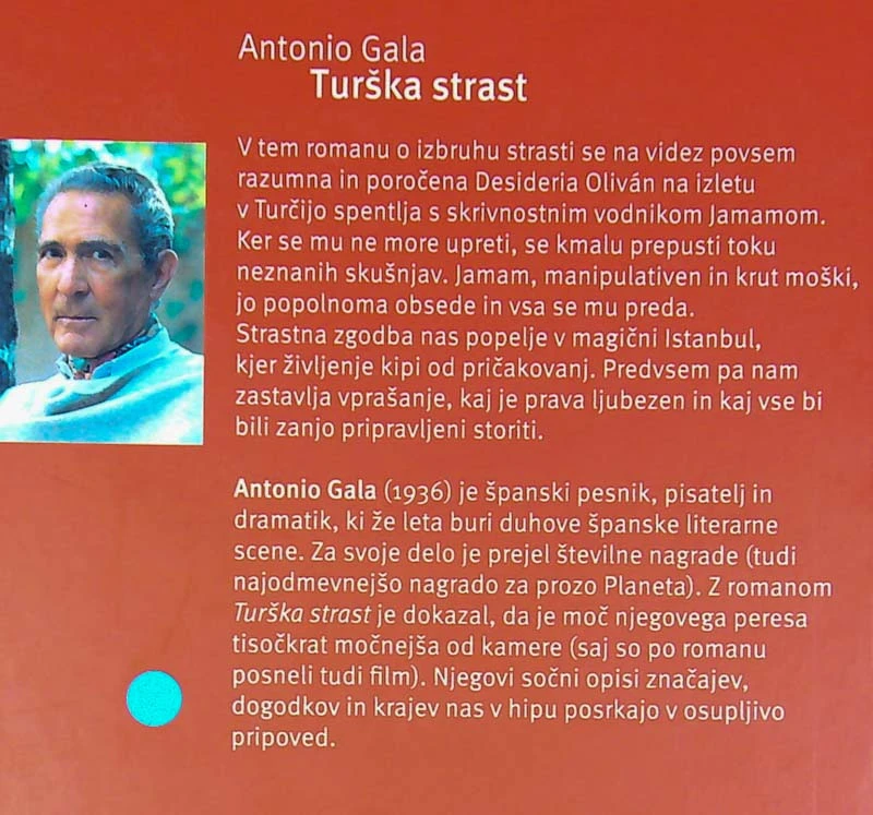 TURŠKA STRAST, Antonio Gala