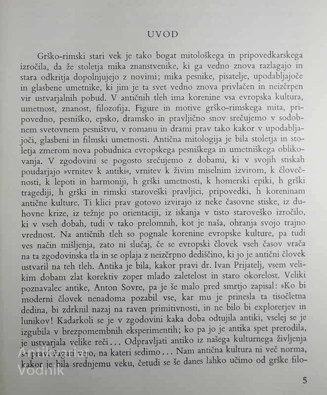NAJLEPŠE ANTIČNE PRIPOVEDKE, Gustav Schwab
