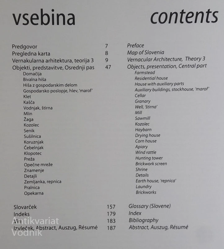 ARHITEKTURA SLOVENJE 3: VENAKULARNA ARHITEKTURA, OSREDNJI PAS, B. Juvanec