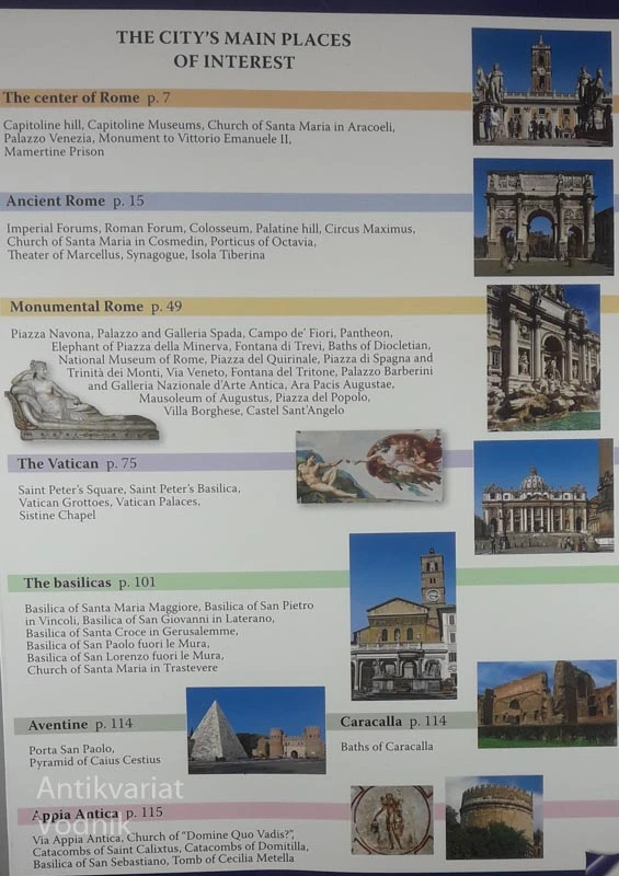 ALL ROME AND THE VATICAN, več avtorjev