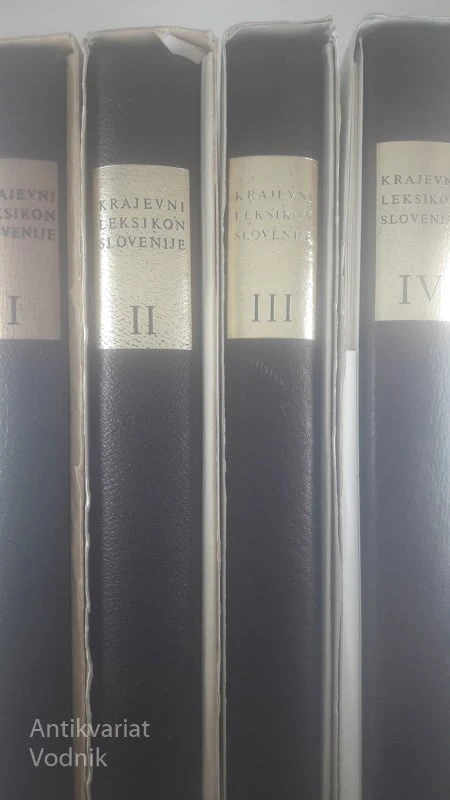 KRAJEVNI LEKSIKON SLOVENIJE 1-4, Roman Savnik
