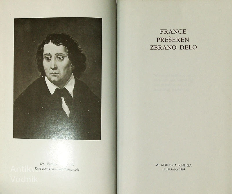 FRANCE PREŠEREN ZBRANO DELO