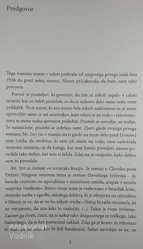 MI, ŽIVI, Ayn Rand