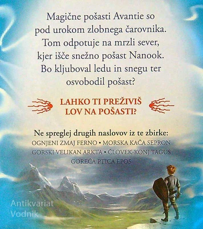 LOV NA POŠASTI; SNEŽNA POŠAST NANOOK, Adam Blade