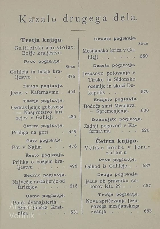 DIDONOV JEZUS KRISTUS, 1. in 2. zvezek