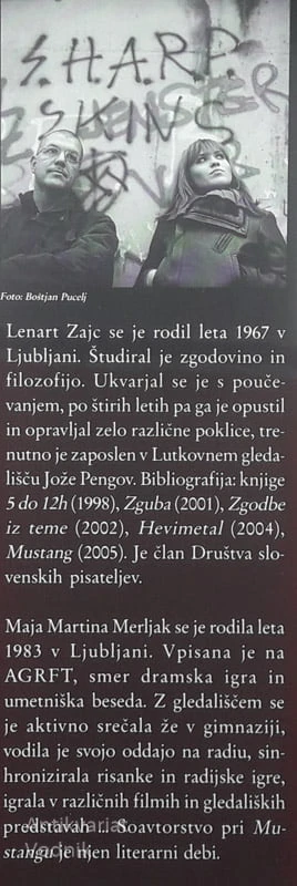 MUSTANG, Lenart Zajc & Maja Martina Merljak