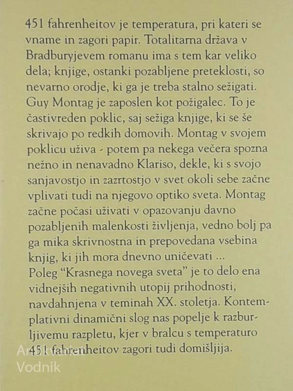 FAHRENHEIT 451, Ray Bradbury
